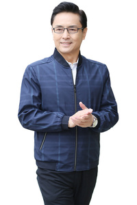 516/长年款 爸爸装中老年男装夹克休闲商务男士春秋款图片