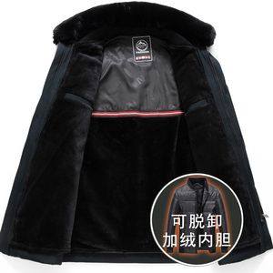 大爆版-高品质棉袄8828/P150中老年棉衣爸爸装加绒加厚棉服图片
