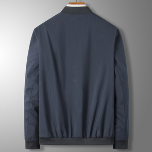2205/新款商务夹克男中青年爸爸装薄款棒球服外套运动服