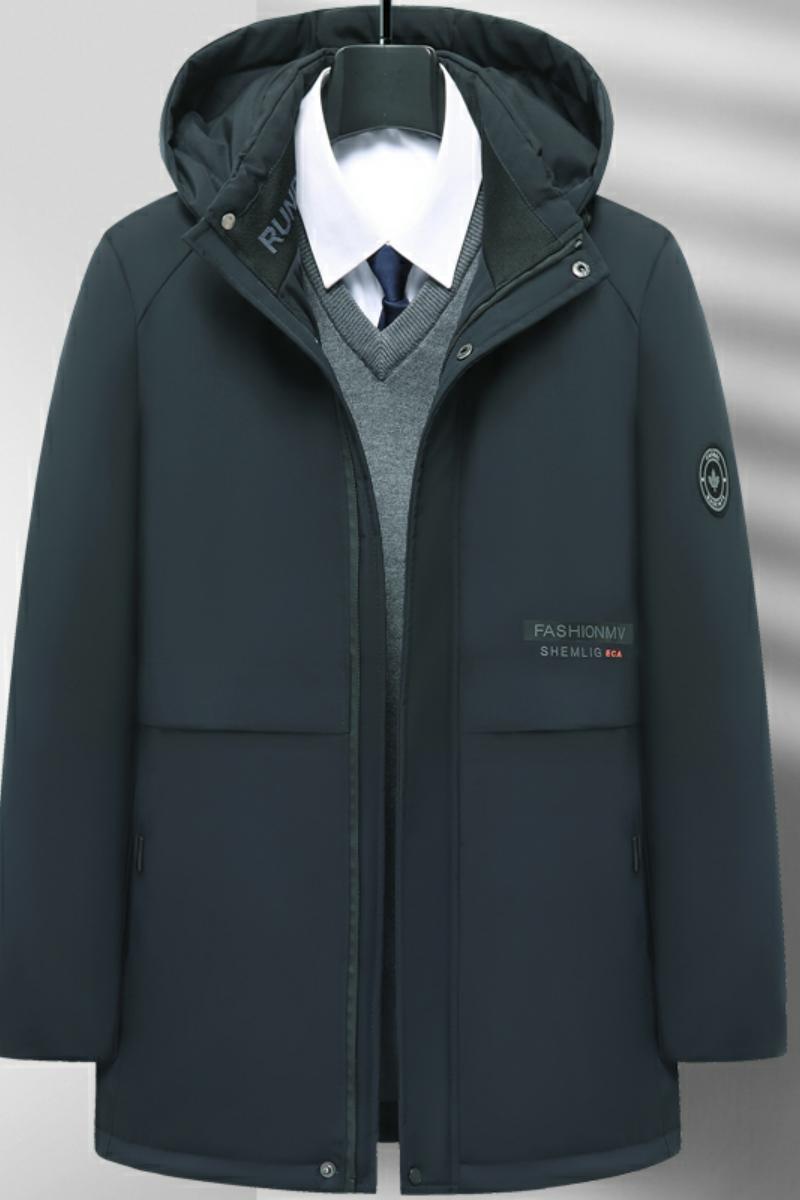 冬装主推2281/P195爸爸棉服中老年棉袄中长款保暖商务休闲棉衣,男装棉衣,星座1216（原钱塘722）