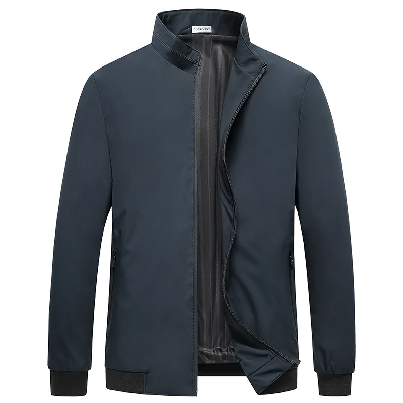 2219/爸爸秋装新款商务男士夹克外套中老年衣服父亲薄外套,男装夹克,星座1216（原钱塘722）