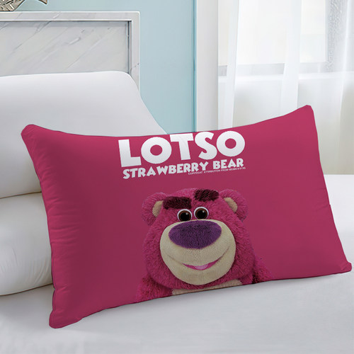 草莓熊新款枕套枕头套装成人家用单个学生48cmx74cm夏季单人定制