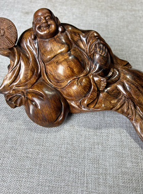 海南黄花梨雕刻摆件笔搁梨摆件置物摆件