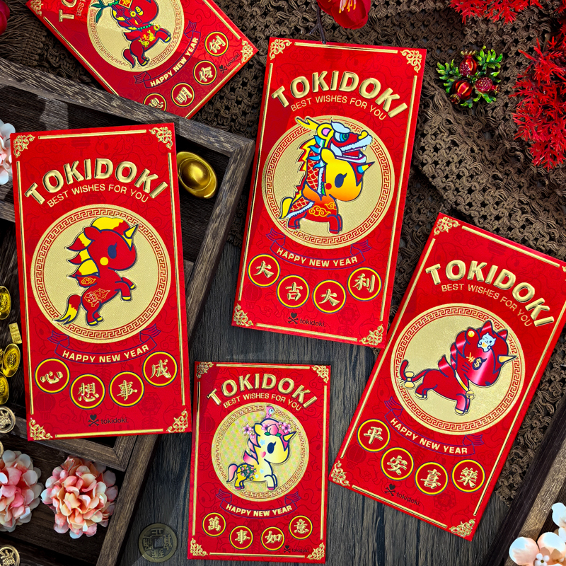 2026款独角兽TOKIDOKI卡通红包