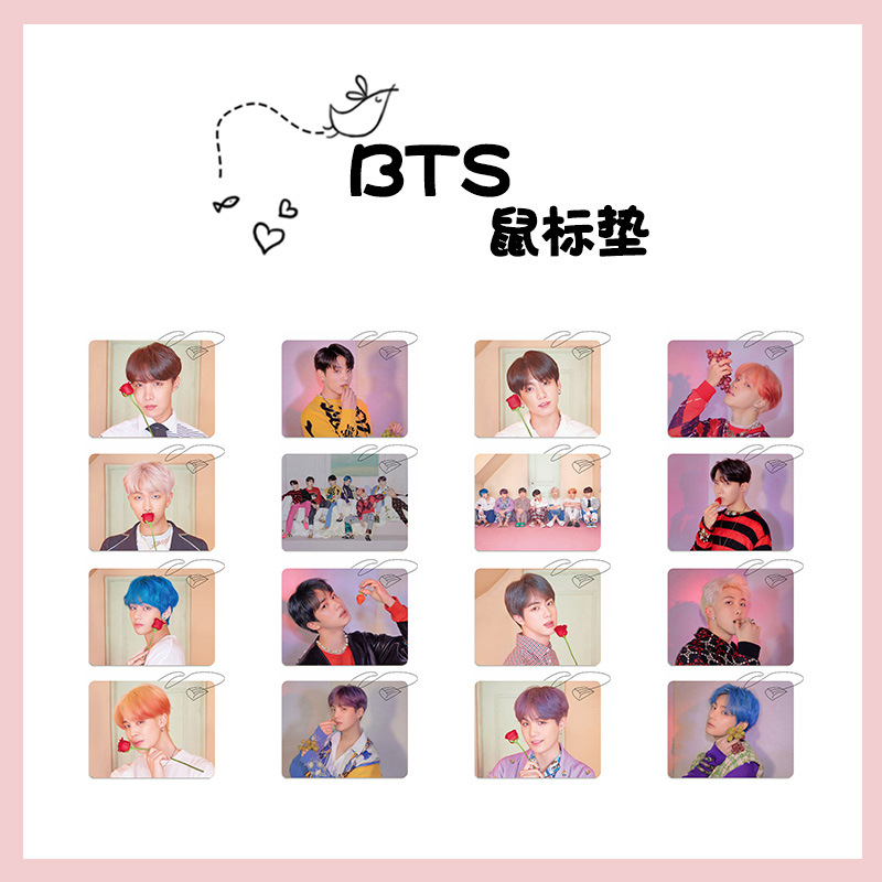 防弹少年团BTS灵魂地图人物概念照片同款写真橡胶鼠标垫周边在类目 电脑硬件/显示器/电脑周边, 电脑周边, 鼠标垫/贴/腕垫中 - 来自Buy2taobao.com提供专业的淘宝代购服务