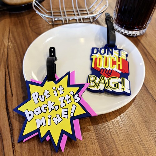 字母硅胶行李牌挂牌机场托运识别登机牌学生回家行李牌挂件防丢失