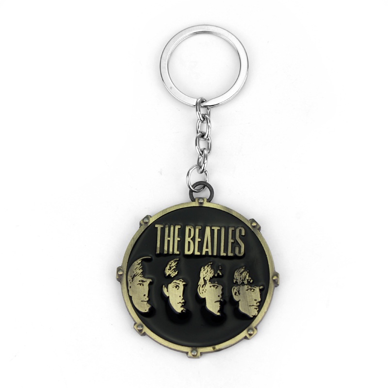 WISH速卖通热卖 英国披头士乐队 The Beatles 标志钥匙扣