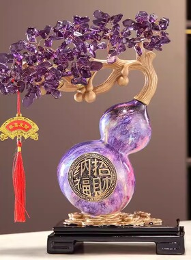 新中式紫气东来葫芦摆件客厅电视柜酒柜装饰搬家礼物乔迁新居礼品