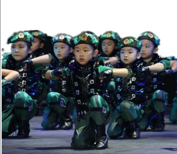 兵娃娃幼儿园男童保卫者演出服