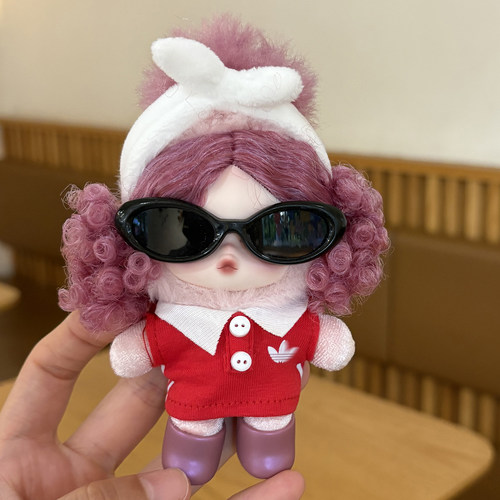 SKULLPANDA 不想不想系列毛绒公仔挂件宅一整天娃衣甜酷休闲套装
