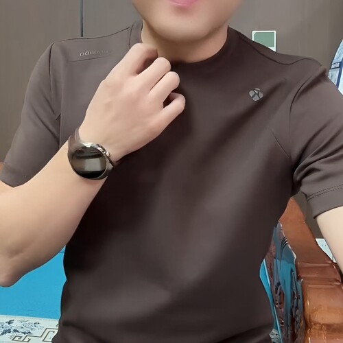 秋冬新款男士时尚休闲百搭圆领