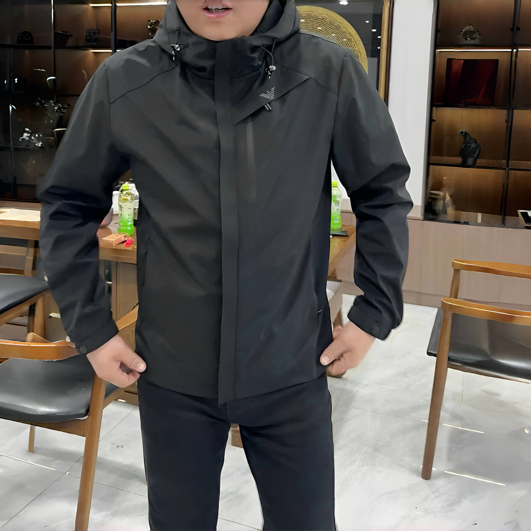 其他连帽春季修身时尚夹克潮流帅