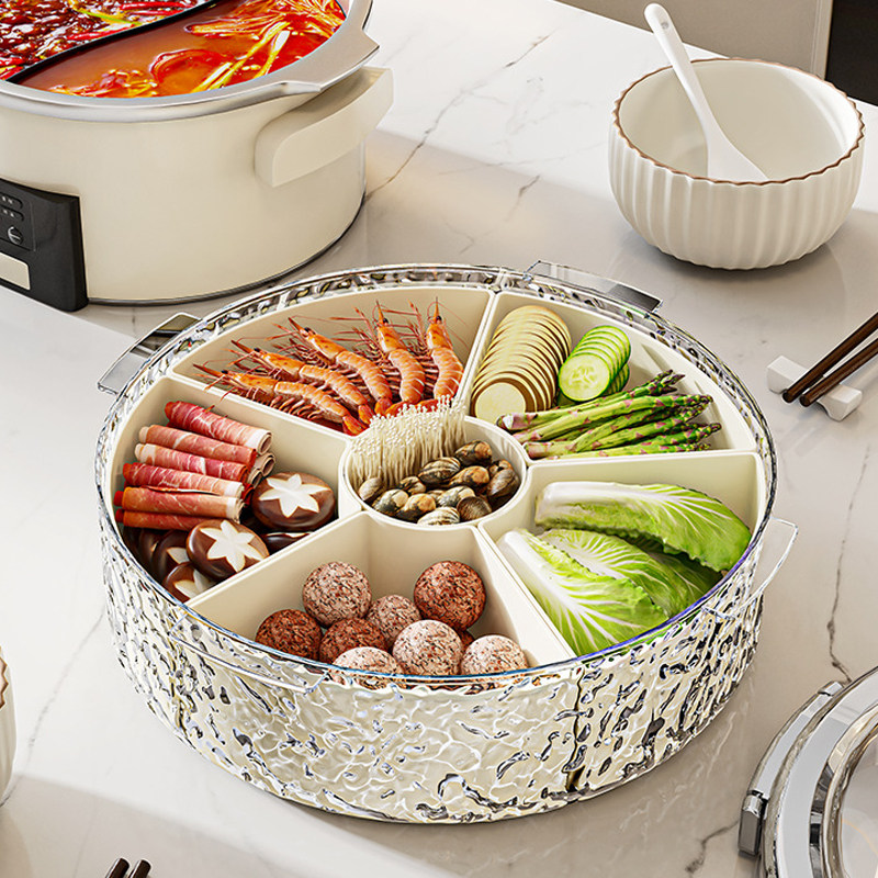 厨房火锅配菜分格盘高颜值多层备菜神器食材配菜盘置物架家用托盘,厨房/烹饪用具,配菜/备菜盘,淘宝优惠券,粉丝福利购,淘宝优惠卷