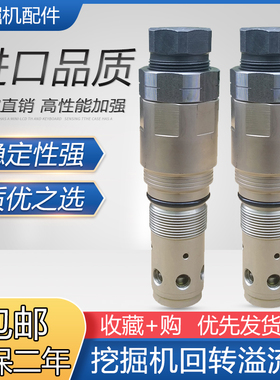挖机龙工LG6150/6225/6235/6240/6245回转马达主炮主溢流阀安全阀