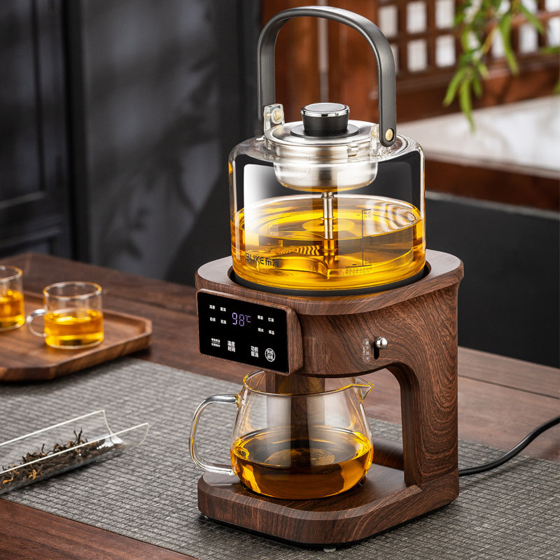 2026喷淋式萃茶机自动上水蒸汽煮茶壶 多功能养生壶泡茶机茶饮机
