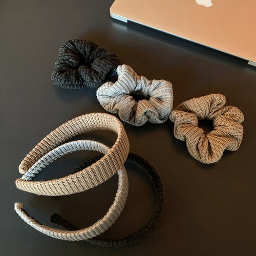 chicaddblack温暖毛线发饰