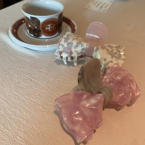小众蝴蝶结新款超级好看的抓夹