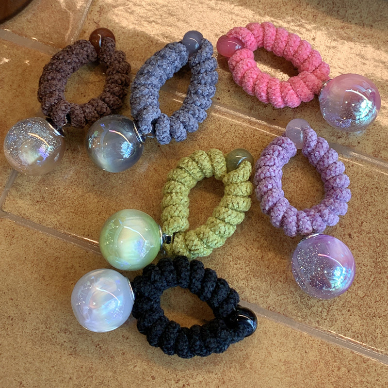 多巴胺亚克力球球电话线发圈高级感糖果色高弹力耐用马尾皮筋发绳,饰品/流行首饰/时尚饰品新,发饰,淘宝优惠券,粉丝福利购,淘宝优惠卷