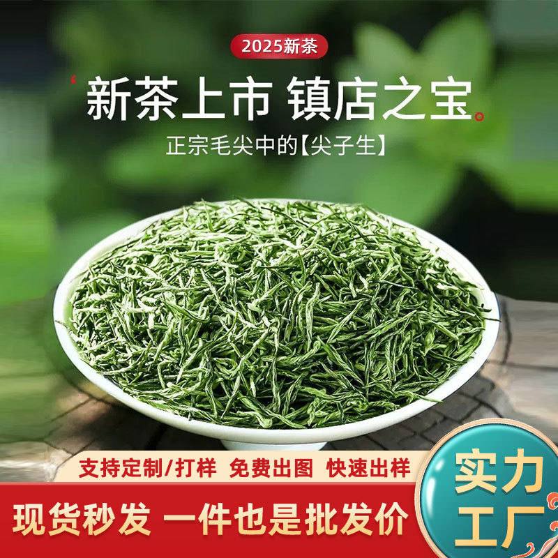 绿茶信阳毛尖2025新茶春茶自产自销散装炒青自己喝的茶叶山林茶