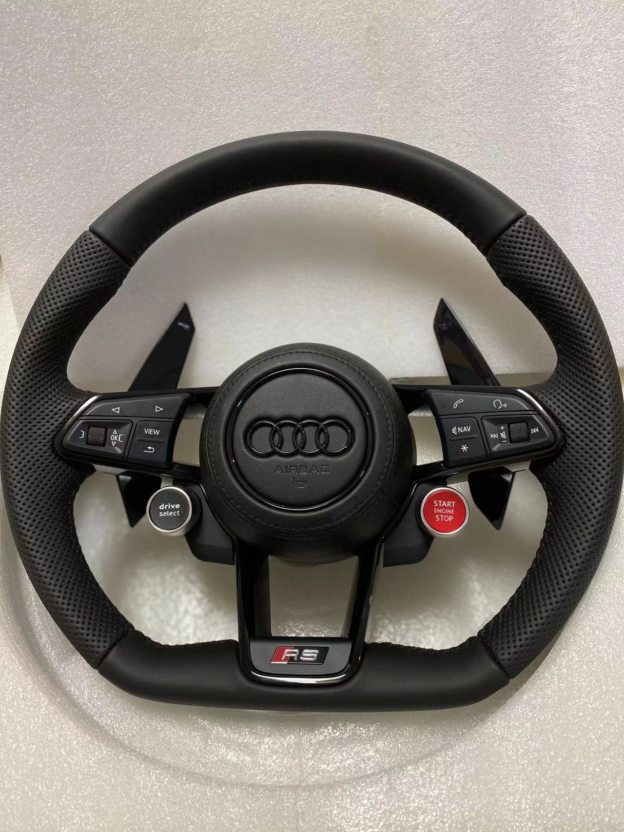 专用于奥迪A3/A4L/A5/A6L/A7/Q2/Q3/Q5/S4/S5/S7改装R8方向盘总成