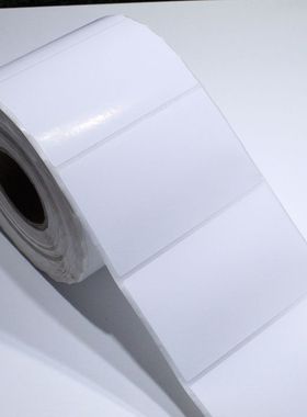 铜板纸标签纸60X40X50X45X40X35X30X25X20X15X10不干胶卷筒条码纸