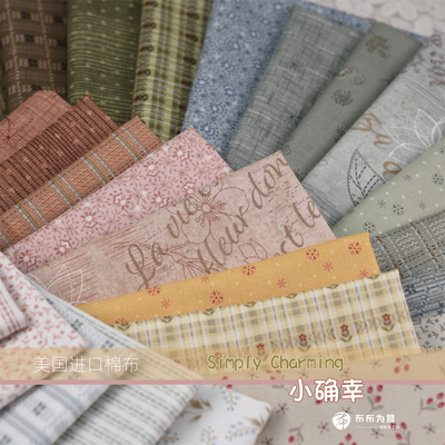 美国进口棉布 Simply Charming 小确幸 手工拼布  J5