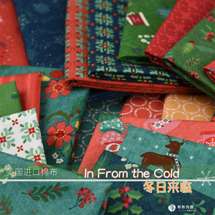 the From Cold 冬日来临 美国进口棉布 手工拼布