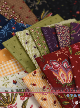 美国进口棉布手工拼布MODA Florence's Fancy佛罗伦萨狂想 E1
