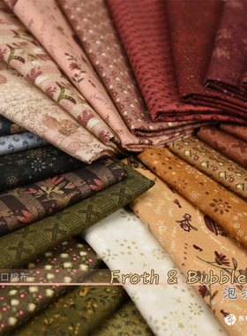 美国进口棉布手工拼布 Froth & Bubble泡沫  E1