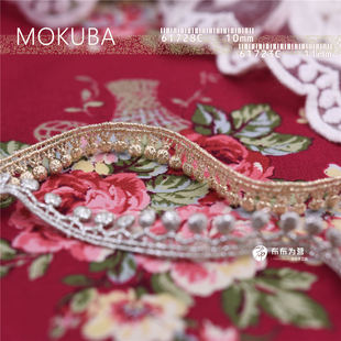 特价 日本MOKUBA木马金银线蕾丝花边铃兰花边13一卡N3