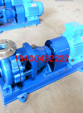 2.5寸耐腐蚀机械密封化工泵 不锈钢水泵304耐腐蚀叶轮IH80-65-160