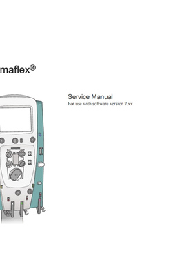 gambro金宝Prismaflex血滤CRRT维修手册技术手册 service manual