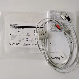 GE心电监护仪SOLAR8000三导联夹式 001 导联线成人74CM货号412682