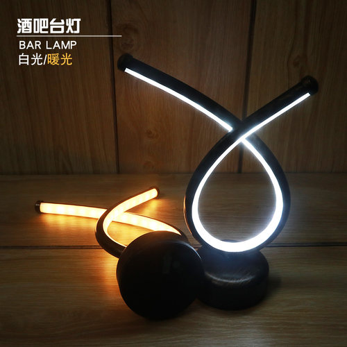 led个性ktv餐厅风清吧充电台灯