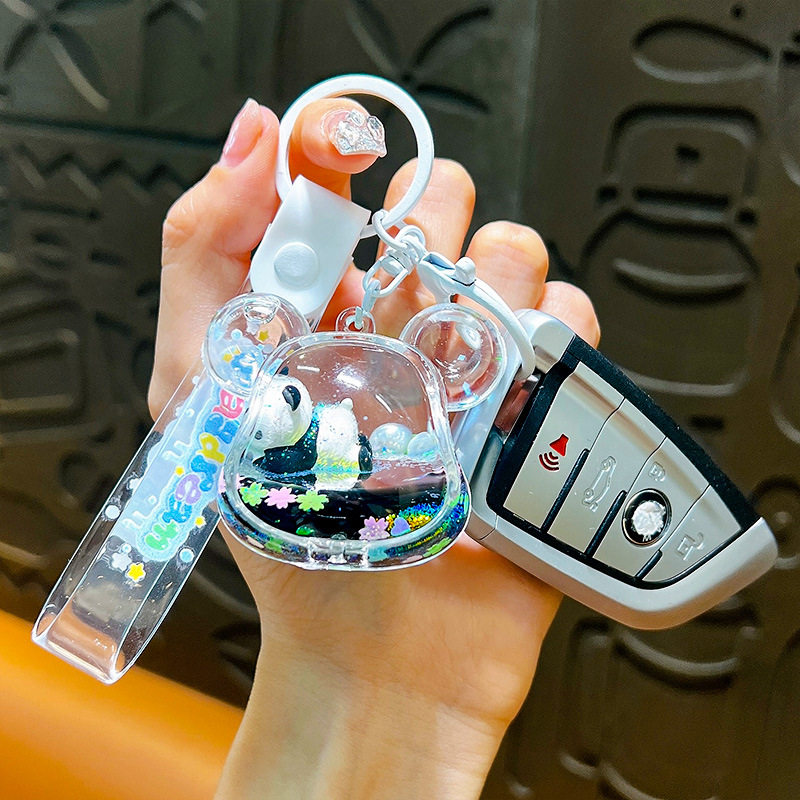 卡通新款精致液体流沙挂件包包配饰汽车礼品钥匙链,服饰配件/皮带/帽子/围巾,钥匙扣,淘宝优惠券,粉丝福利购,淘宝优惠卷