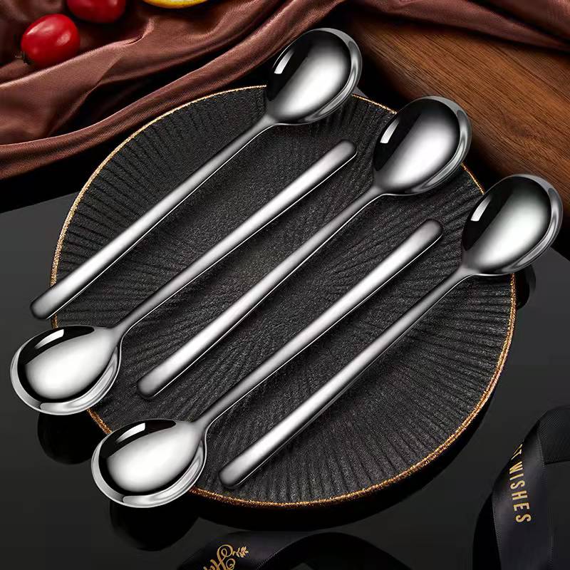 儿童勺304不锈钢韩式勺商用汤勺