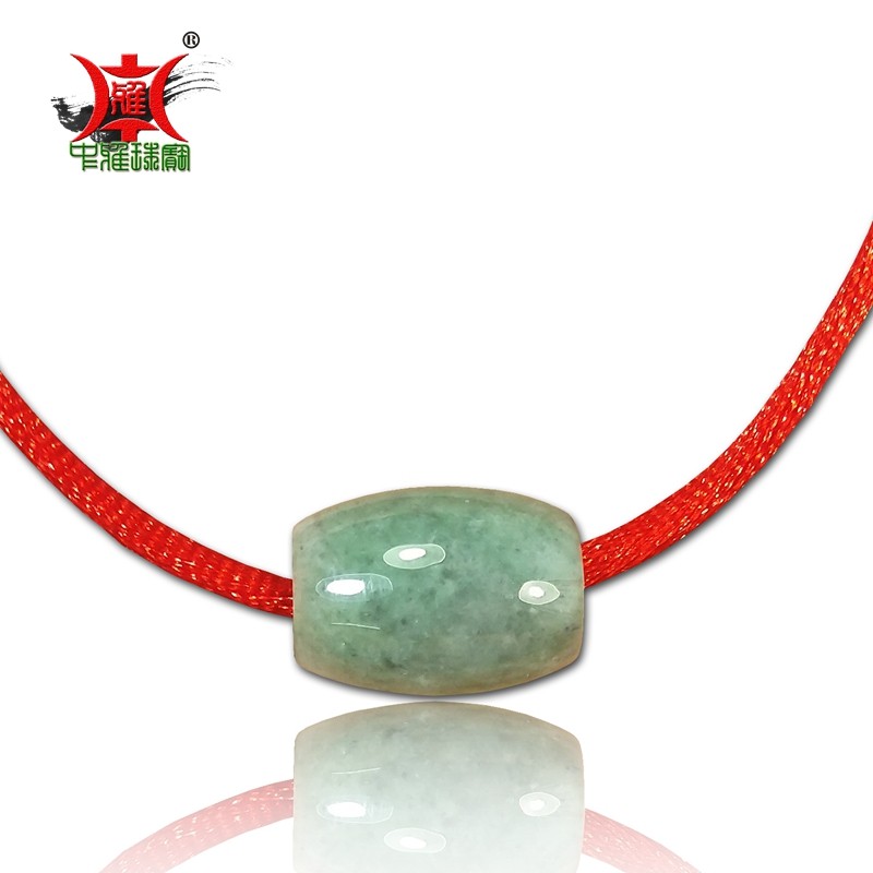 路路通吊坠儿童花青配饰天然玉石