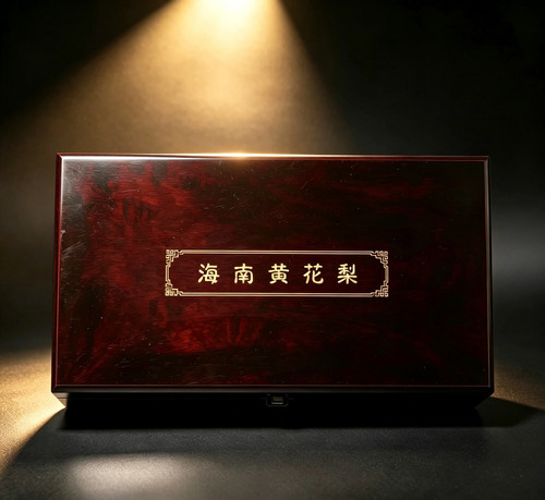 海南黄花梨13档算盘木盒文玩摆件木质工艺品珠心海黄迷你小算盘盒