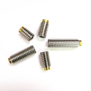 304不锈钢内六角铜头机米M8M10M12M16M20镶H62黄铜头铜头紧定螺丝