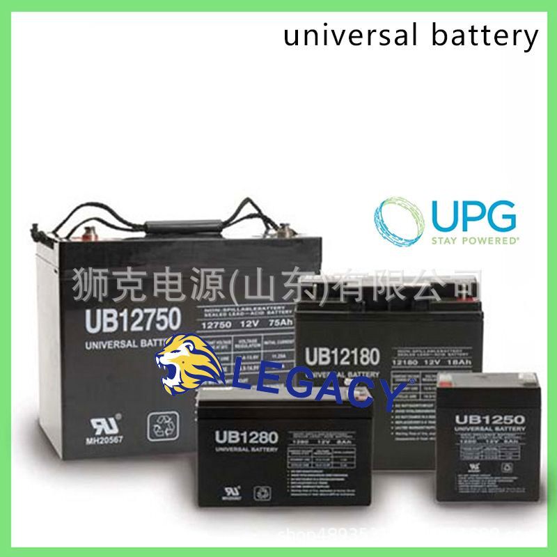 美国UNIVERSAL BATTERY蓄电池UB12150、UB12180、UB1220-TK电瓶