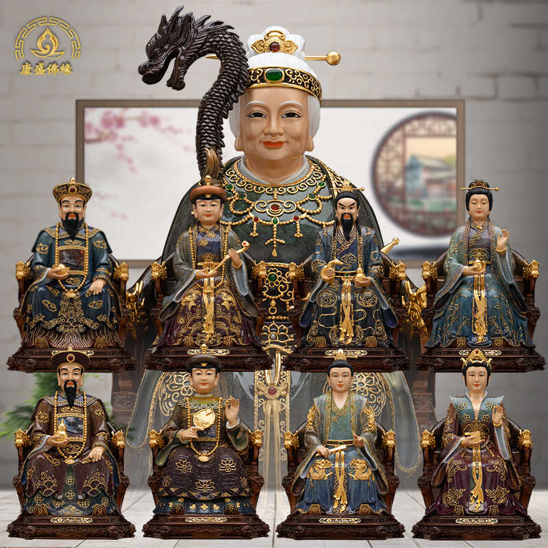 四大家族摆件纯铜胡三太爷太奶