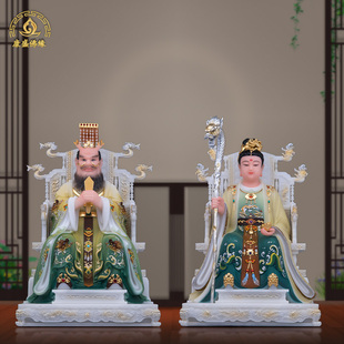 汉白玉龙王龙母神像龙王爷龙母娘娘四海龙王家用供玄关客厅摆件