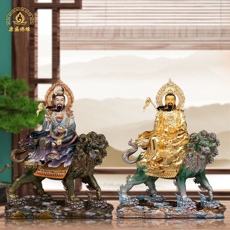 太乙纯铜救苦天尊九头坐骑铜像