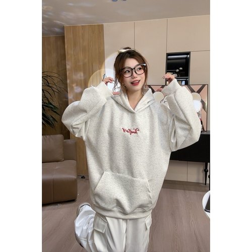 HandSeven秋冬季设计感宽松帽衫