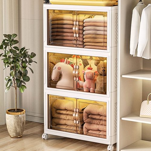 加厚收纳柜子家用免安装折叠箱