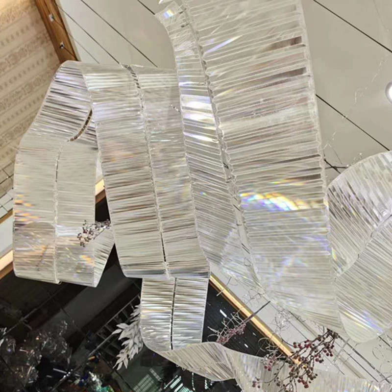 新款婚庆自由弯曲飘带婚礼现场吊顶装饰用品节日庆典活动道具