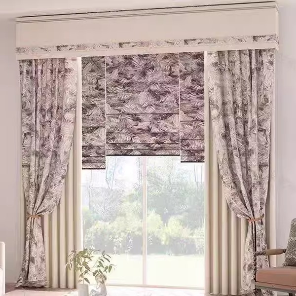 法式复古风窗帘客厅卧室遮光窗帘