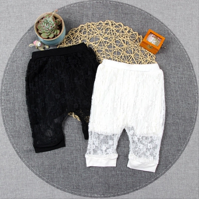 童装夏季双层七分裤