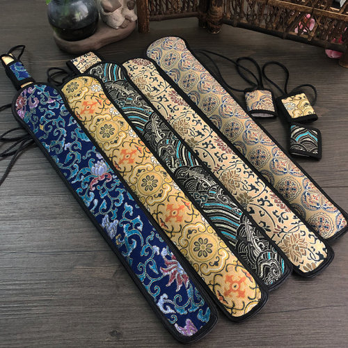 10寸精品高档宋锦绸缎缝制扇套