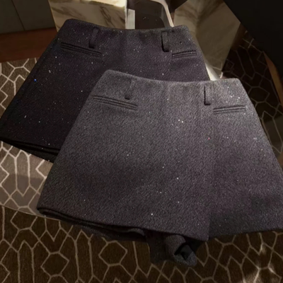 韩系满天星百搭裤裙女2025年冬季